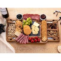 Gourmet Basics by Mikasa Charcuterie Tray with Divider & Reviews 